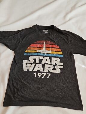 Star Wars 1977  Graphic Tee - Charcoal